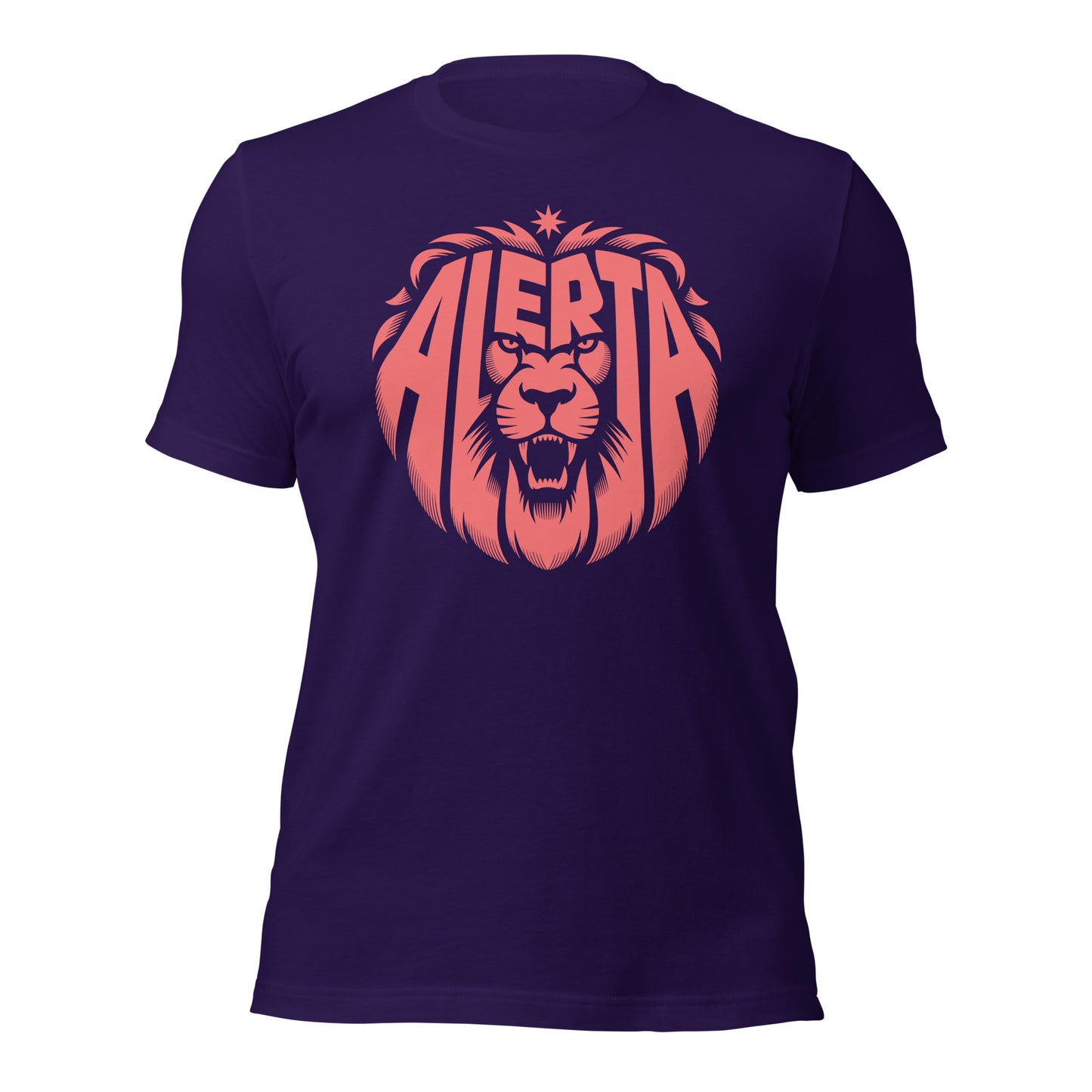 Alerta Lion [Red] - Retail Fit T-Shirt von Protest Couture | Team Purple