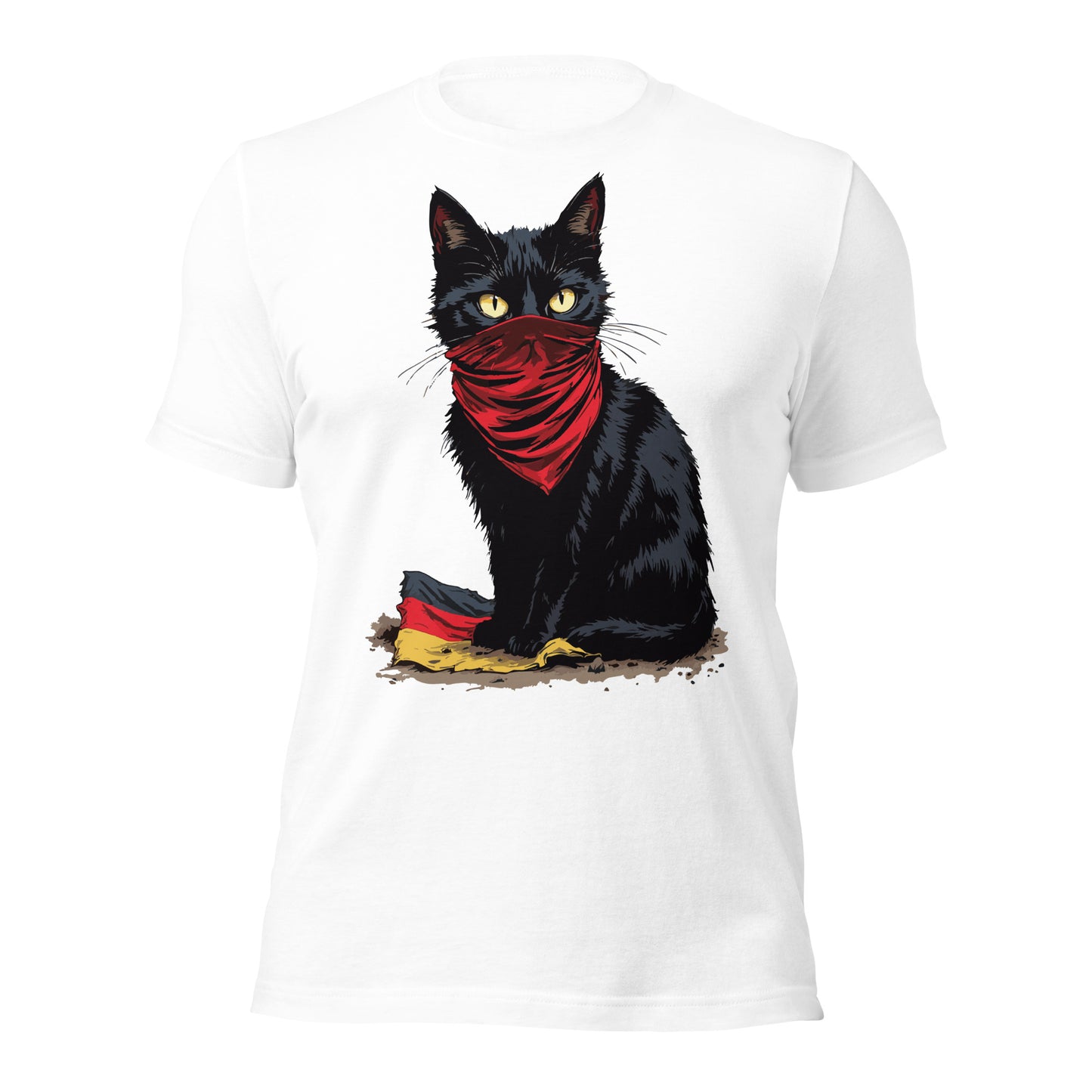 Black Cat - Retail Fit T-Shirt von Protest Couture | White
