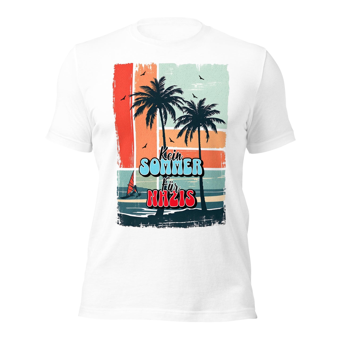 Kein Sommer für Nazis - Retail Fit T-Shirt von Protest Couture | White