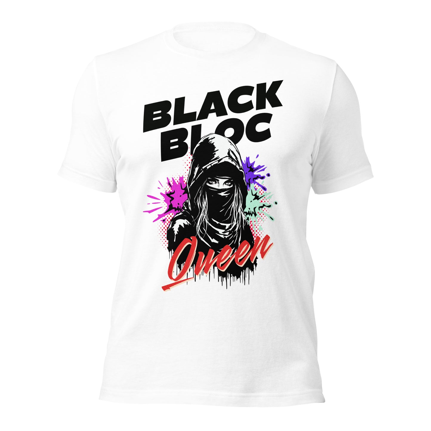 Black Bloc Queen - Retail Fit T-Shirt von Protest Couture | White