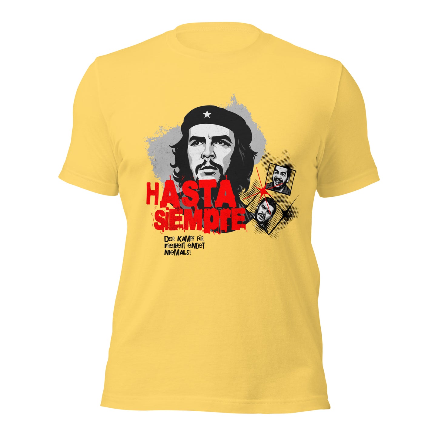Che Guevara (Hasta Siempre) - Retail Fit T-Shirt von Protest Couture | Yellow