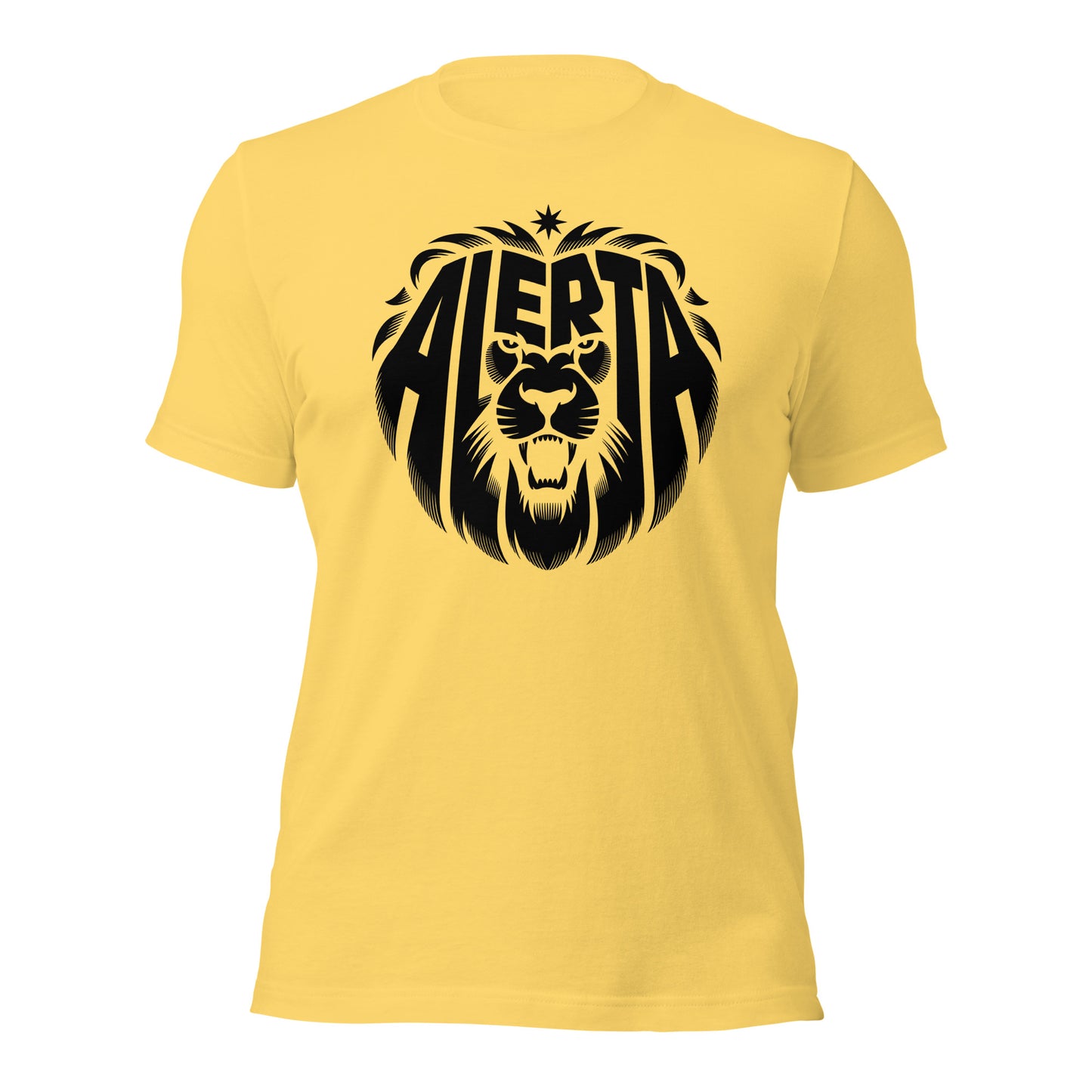 Alerta Lion [Black] - Retail Fit T-Shirt von Protest Couture | Yellow